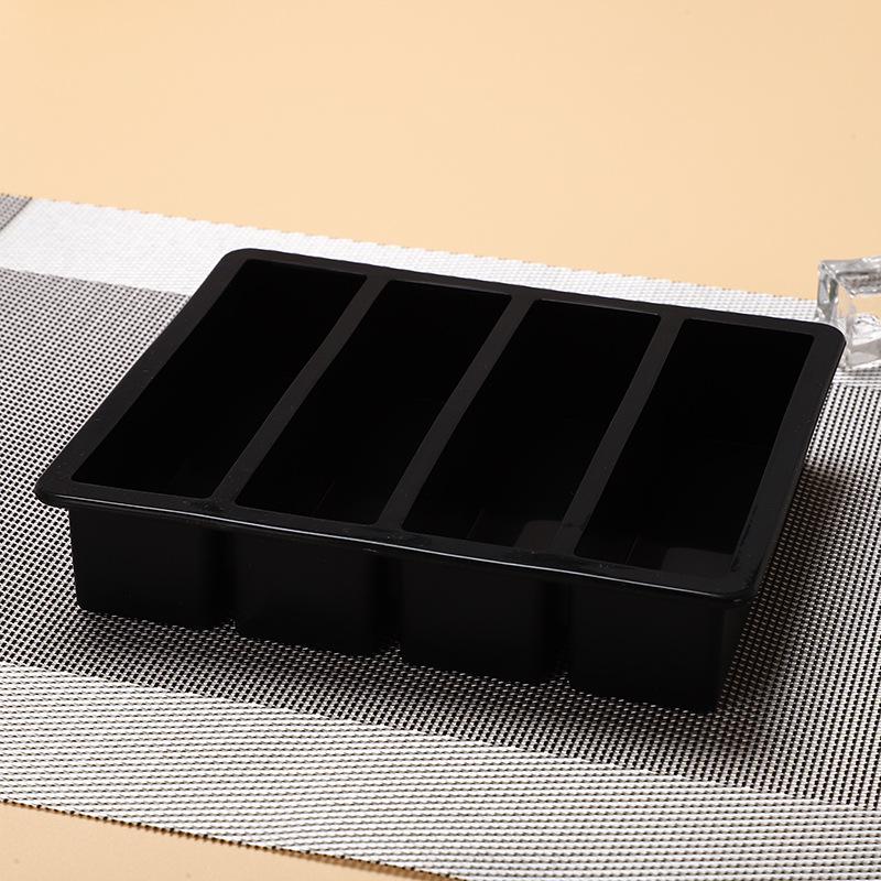 

Four-Row Silicone Ice Cube Tray for DIY, Kids Food Supplement, Household Ice Maker. Lid Only - Note Before Purchase!