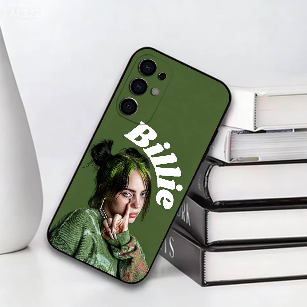 Singer Bad Guy Billie Eilish Phone Case For Samsung S25,S24,S21,S22,S23,S30,Ultra,S20,Plus,Fe,Soft Silicone Black Cover