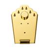 6 String Guitar Metal Tailpiece Bridge with Screws for Jazz Electric Guitar Musical Instrument Parts Golden