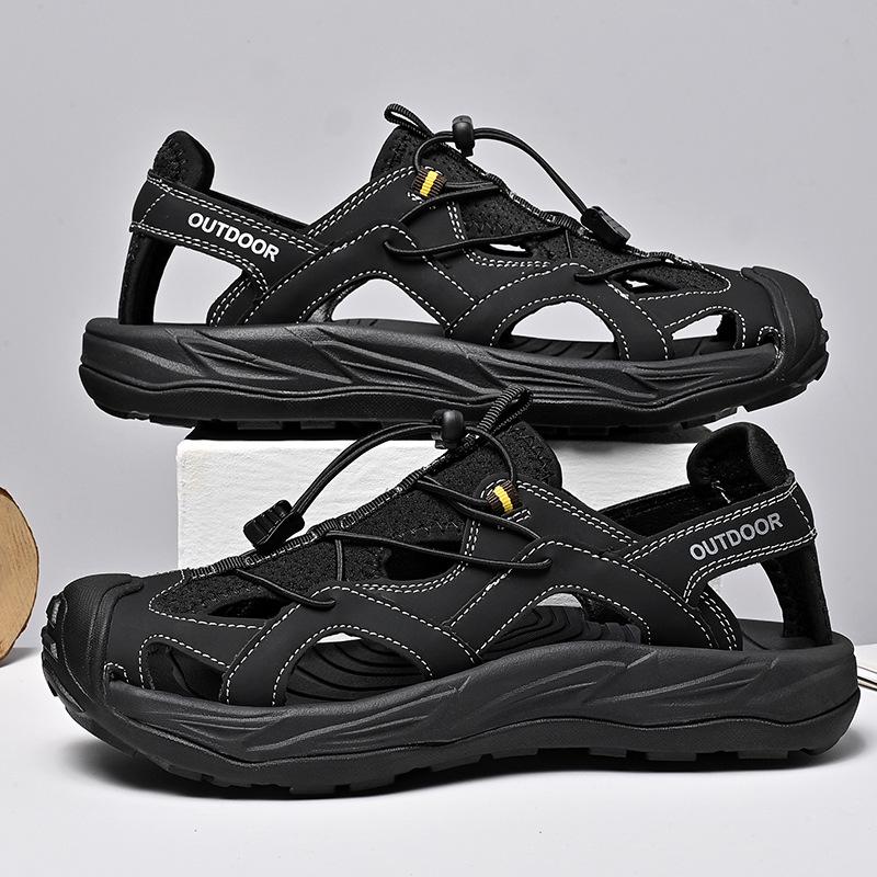 Men s Amphibious Quick-Drying Non-Slip Closed-Toe Sandals 39
