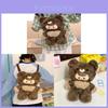 Plush Bear Backpack For Girls With Zipper Closure And Daypack Style