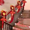 Wedding Stair Railing Decoration Set: Bridal Chamber and New Home Tassel Pendant