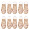 5 Pairs Women Invisible Boat Socks, summer thin shallow mouth design. Anti-slip half sole, heel drop-proof, comfortable socks
