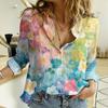 Women's Floral Long Sleeve Shirt, Casual Daily Top