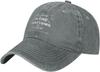 Its Fine Im Fine Everything Is Fine Denim Baseball Cap Adjustable Cotton Low Profile Hat For Adults