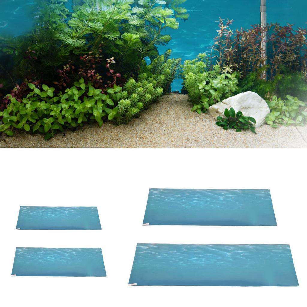 Fish  Decorative Picture Fish  Background Sticker PVC Self Adhesive 3D Sea Pattern Aquarium Poster Decoration