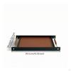 Metal Serving Tray with Handles Rectangular Modern Platter for Tea Service,