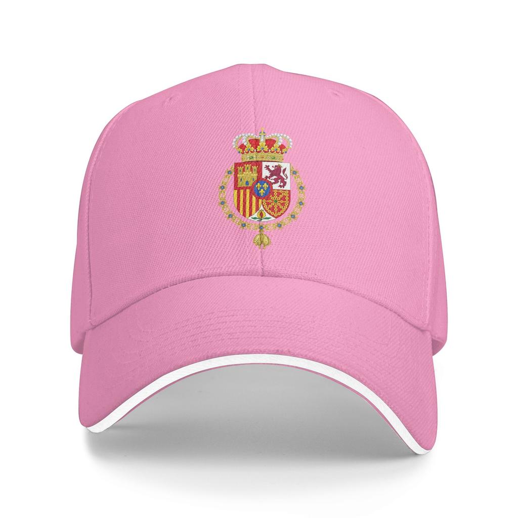 Summer Casual Baseball Cap King Of Spain Coat Of Arms Outdoor Sports Hip Hop Hats For Couple Women Dropshipping Baseball Caps