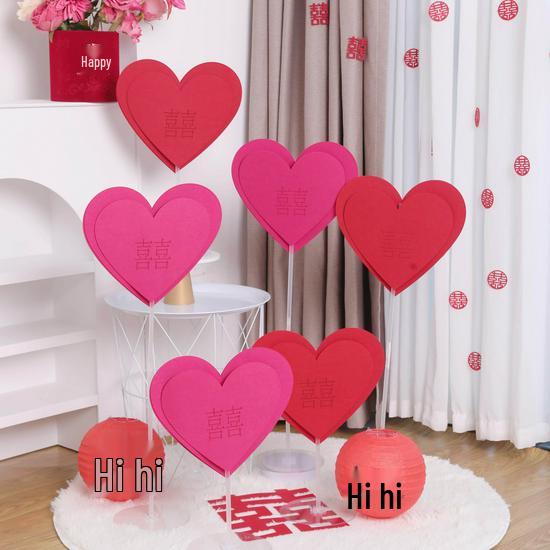 Customized Wedding Reception KT Board and Artificial Flower Display Stand