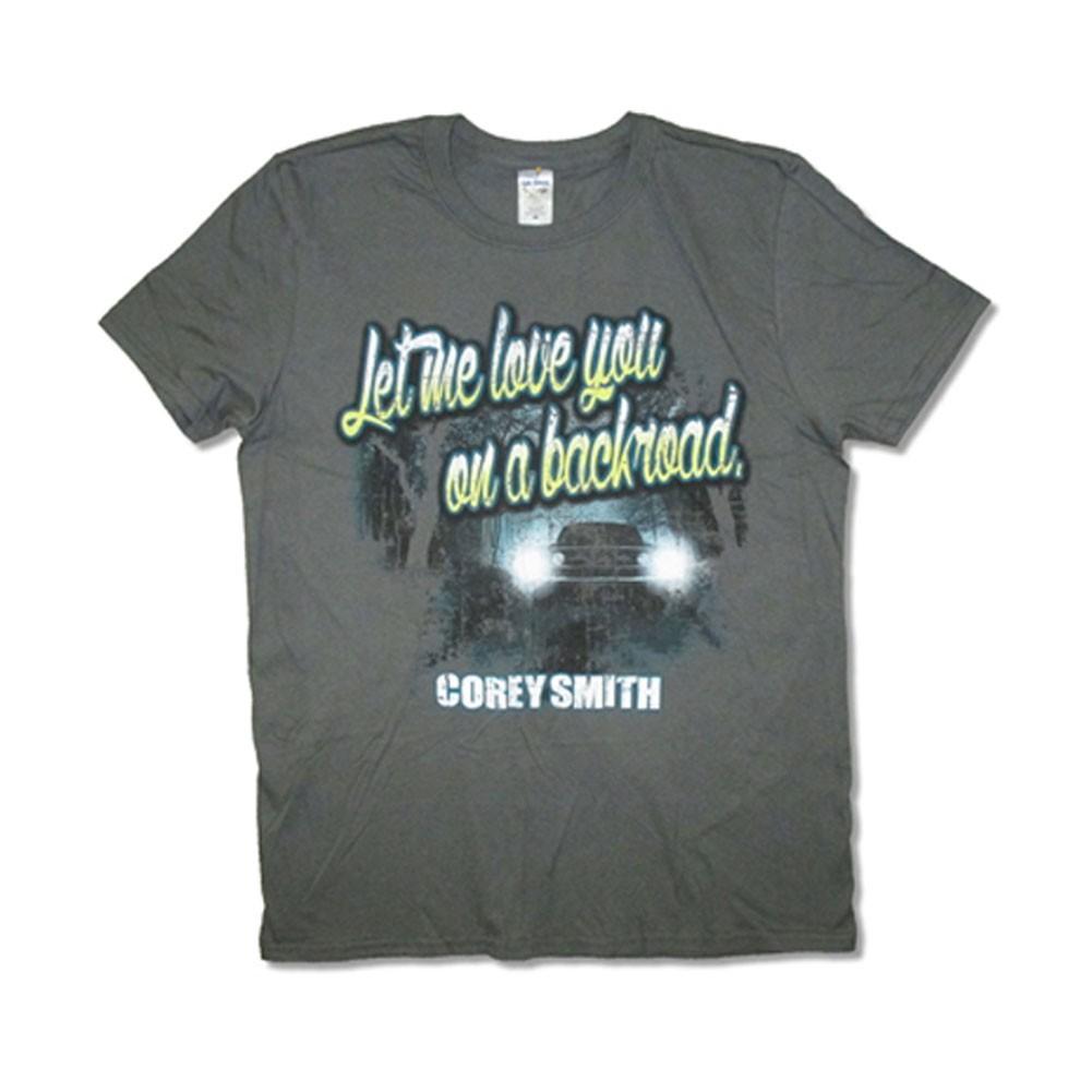 Men s Corey Smith Let Me Love You T-shirt Small Charcoal M