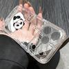 Lovely Baby Panda Pattern Case For iPhone 17 Pro Max Coque iPhone 16 15 14 13 12 Pro Max 11 Clear TPU Silicone Soft Cover