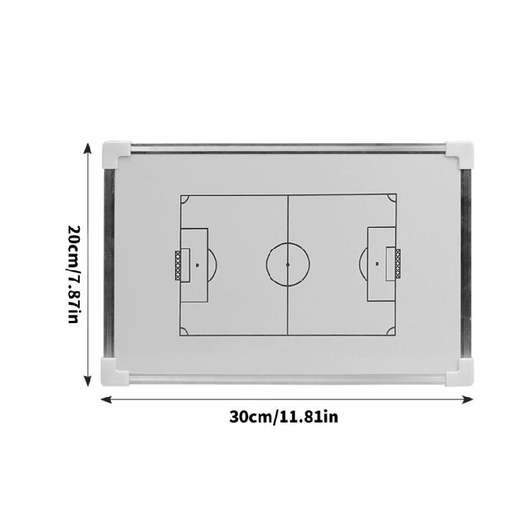 Professional Magnetic Soccer Coaching Board Wall Mounted Aluminum Alloys Tool For Team Sports Strategy