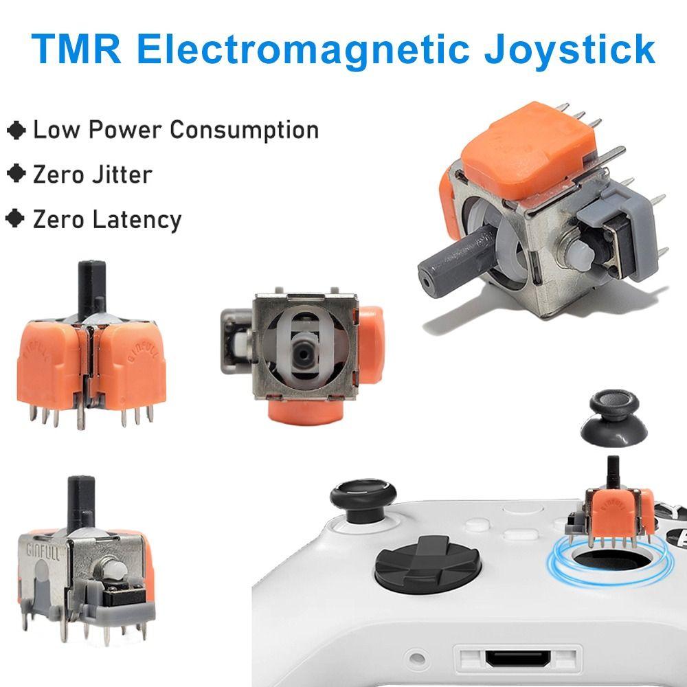 3D Analog TMR Electromagnetic Joystick for PS5/PS4/XBOX Game Controller