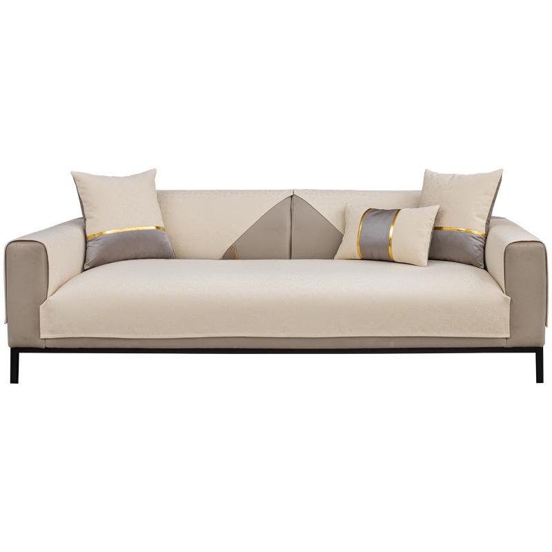 Nordic Entry Lux Style Sofa Cushion Four Seasons Universal Non-Slip Modern Simple Cushion Sofa Cover Slipcover All-Inclusive Cover Cloth