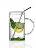 High Borosilie Glass Cup with Sc Large Capaci 000ml Tea Brewing Cup Heat Resistant Lid Included Home Use Water Cup