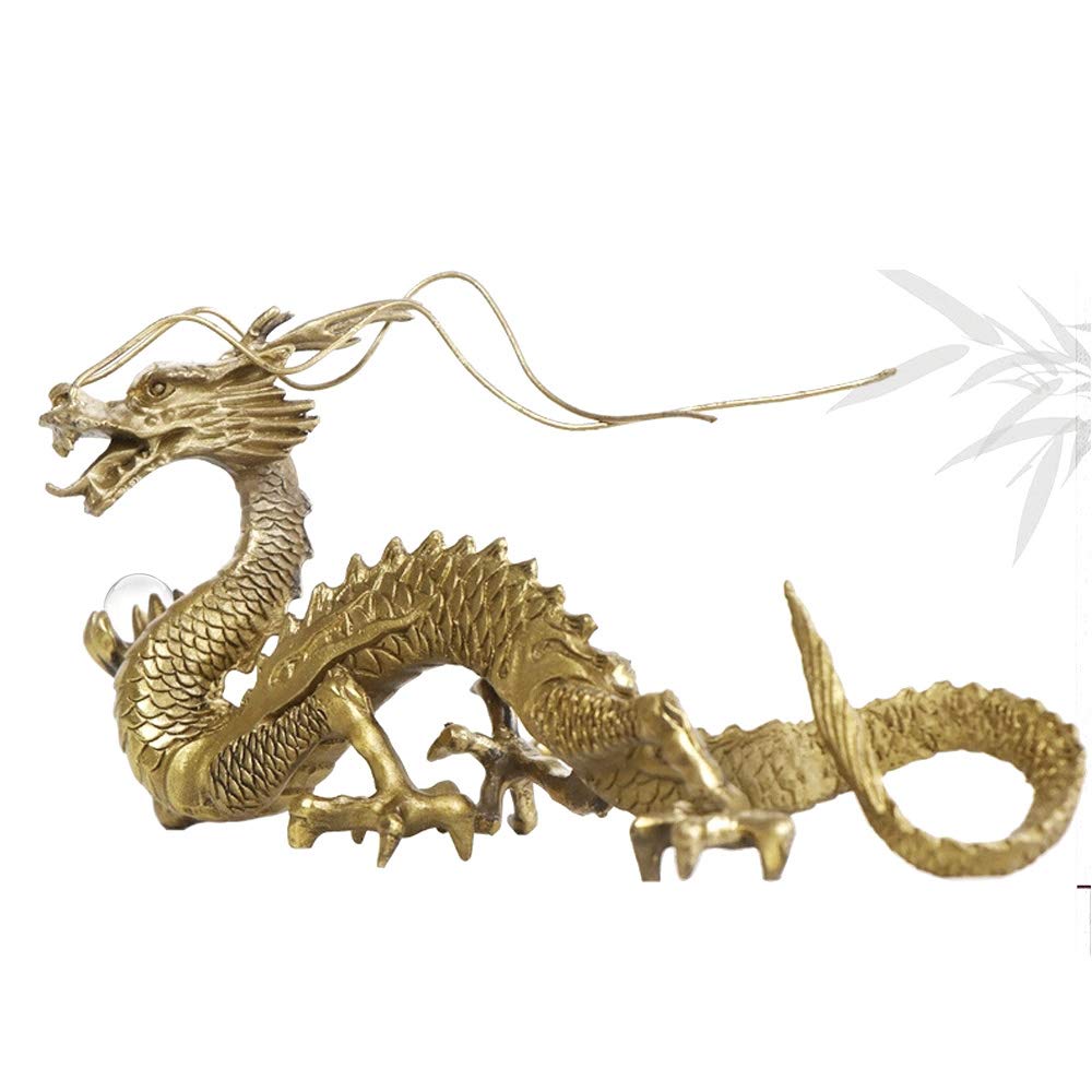 Golden Dragon for Good Crystal Ball Holding Gold Water 20 Mm Crystal Feng Shui Good Good Good Luck Feng 5 Dragon Five Zodiac Lucky Ward Off Auspicious