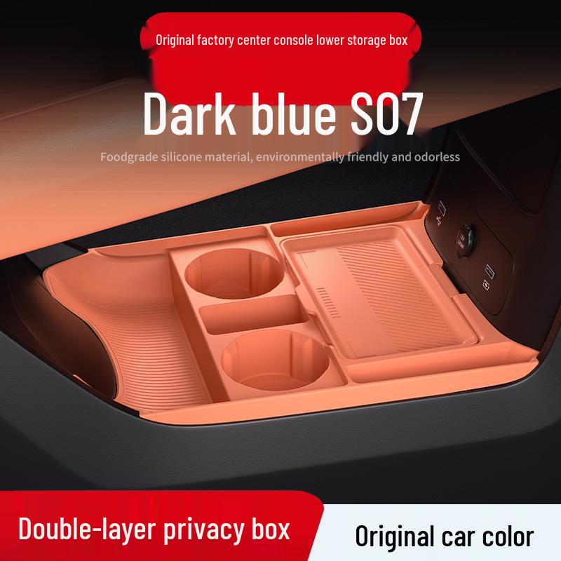 Deep Blue S07 Center Console Lower Storage Box Modification Accessories
