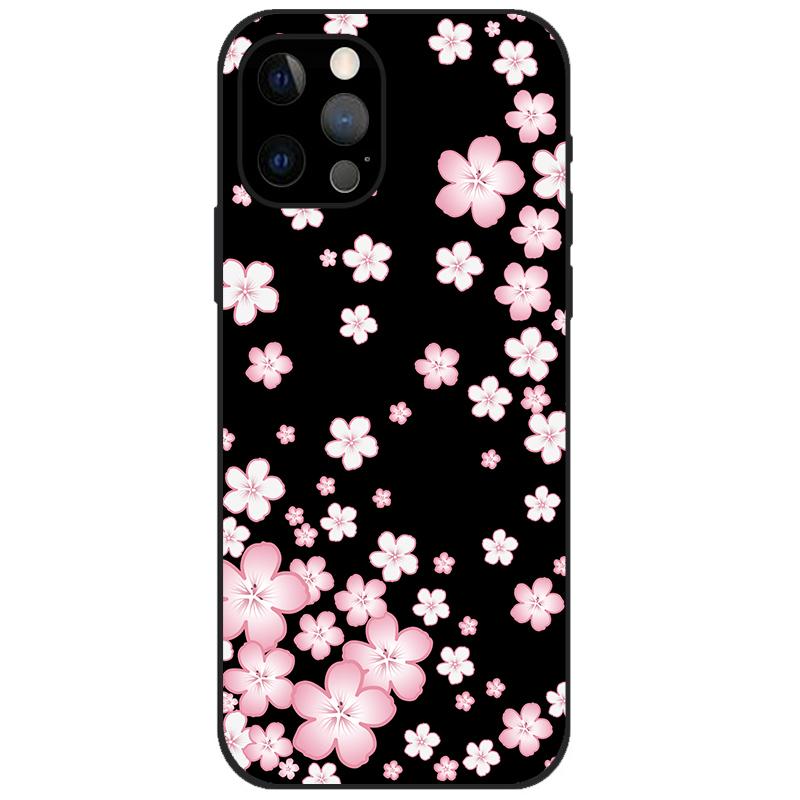 For iPhone 12 Pro Case iPhone12 Pro Bumper Silicon TPU Soft Phone Cover For iPhone 12 Pro Max / 12 Mini Case Cartoon Funda 12Pro