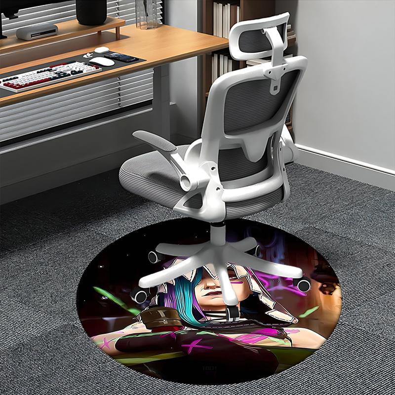

Neon Cross,Graffiti Art Chair mat Round Rug Office carpet, Non slip, Suitable for Living Rooms, Bedrooms Decor.1205337a 80cm by 80cm