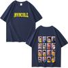 Invincible Variant Graphic T-shirts Men and Women Summer Cotton Clothing Fashion Round Neck Short Sleeved