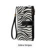 Women's PU Leather Long Wallet with Wrist Strap, Solid Color Zipper Wallet, Multi Card Holder, Casual Daily Clutch Purse