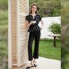 Bailuyu Retro Polka Dot Lockere Sommerbluse