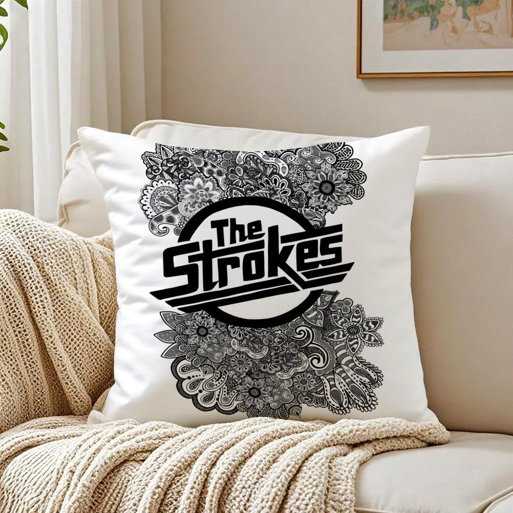 Music IndieRock The SStrokes Cushion Cover Pillowcase Antidustmite living Room Sofa Decor Cushion Room 30X30cm
