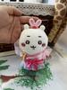 Chiikawa Hachiware Usagi Plush Keychain With Cowhand And Weaver Design For Girl Gift And Decorative Use