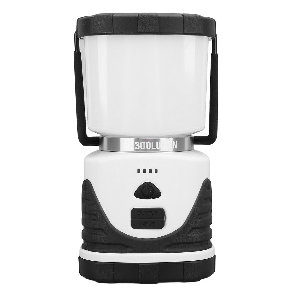 Camping Lantern 300LM 3 Modes IP65 Waterproof USB Rechargeable Portable Tent Light for Emergency Power Outage Hiking Camping