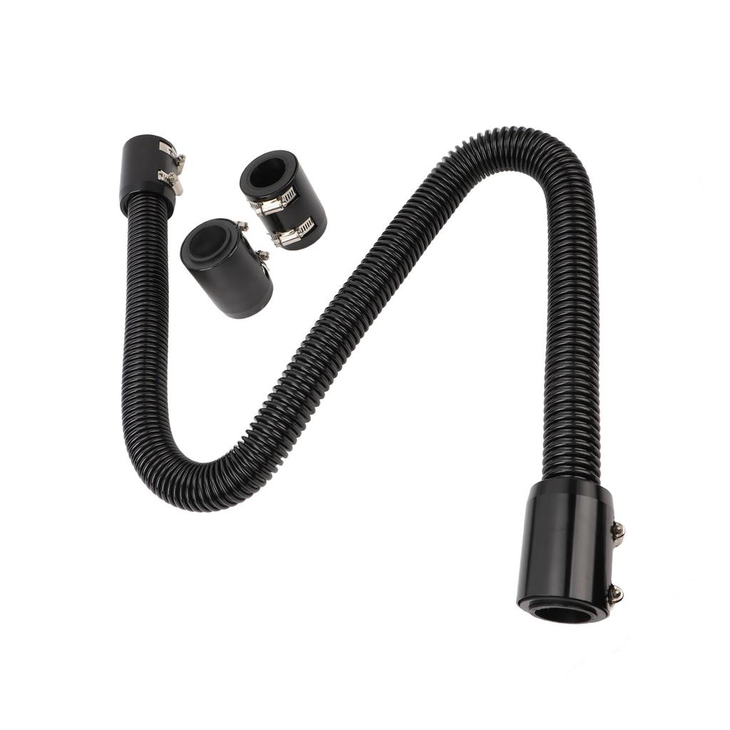 48inch Flexible Coolant Water Hose Kit Heat Resistant Stainless Steel Heat Dissipation Hose Set with 4