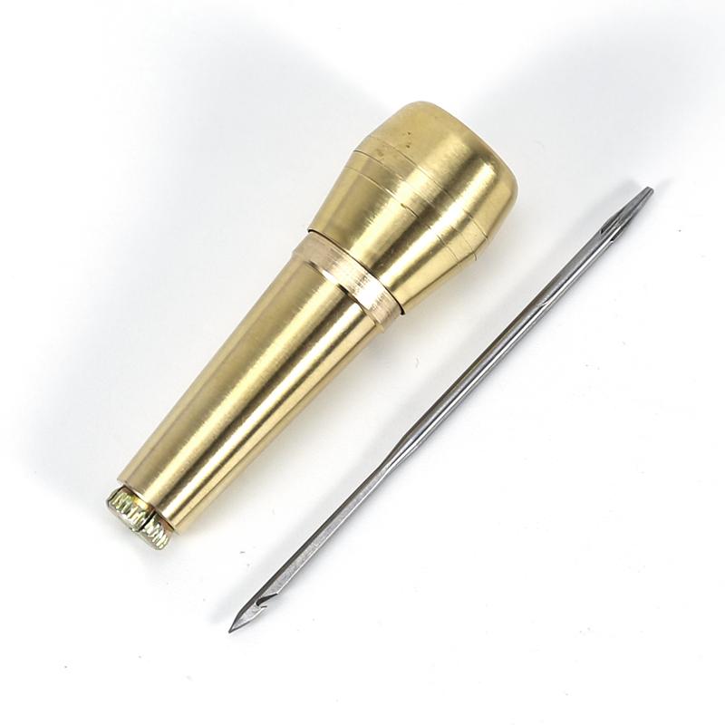 Shoe Repair Awl Set: Leather Punch, Hand Sewing Needles, and Thread