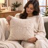 Christmas Snowflake Tree Decorative Throw Cover Soft Plush 1818 Inch