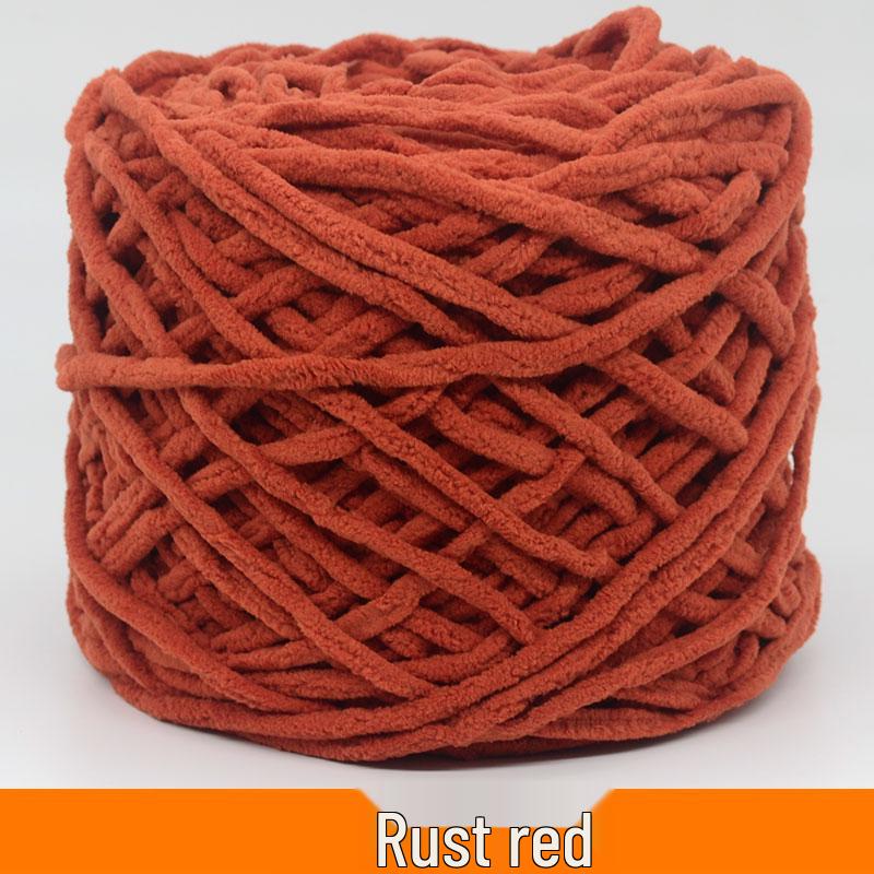 Plush Wool Yarn for Hand-Knitted Crochet Shoes & Slippers