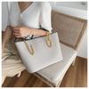 2025 Spring/Fall Women's Large Capacity Korean Style Chain Shoulder Tote - Fashionable, Versatile, Commute Bag
