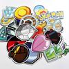 Premium Quality Pokemon Stickers Collection Featuring Mimikyu Pikachu Bulbasaur Sun Moon