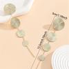 New Metal Long-style Round-patterned Fringed Earrings - A Simple and Versatile Accessory with A Subtle Design That Is Exclusive.