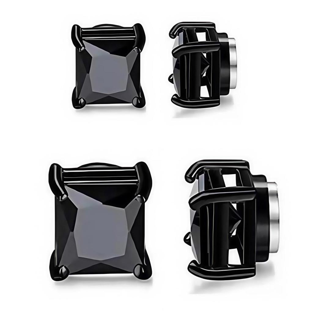 Zirconia Magnet Claw Fake Earrings - Unisex No-Piercing Ear Clip