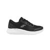 Skechers Sport Womens Comfortable Low-Top Casual Shoes Women Sneaker Black 149992-BKW