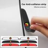 4 Bucăți Abbas LOGO Bandă Anti-Coliziune Ușă Mașină Stickere Protecție Oglindă Retrovizoare pentru Fiat Abbas 500 Punto 124 125 500 Bravo Stilo Panda Abarth Viaggio