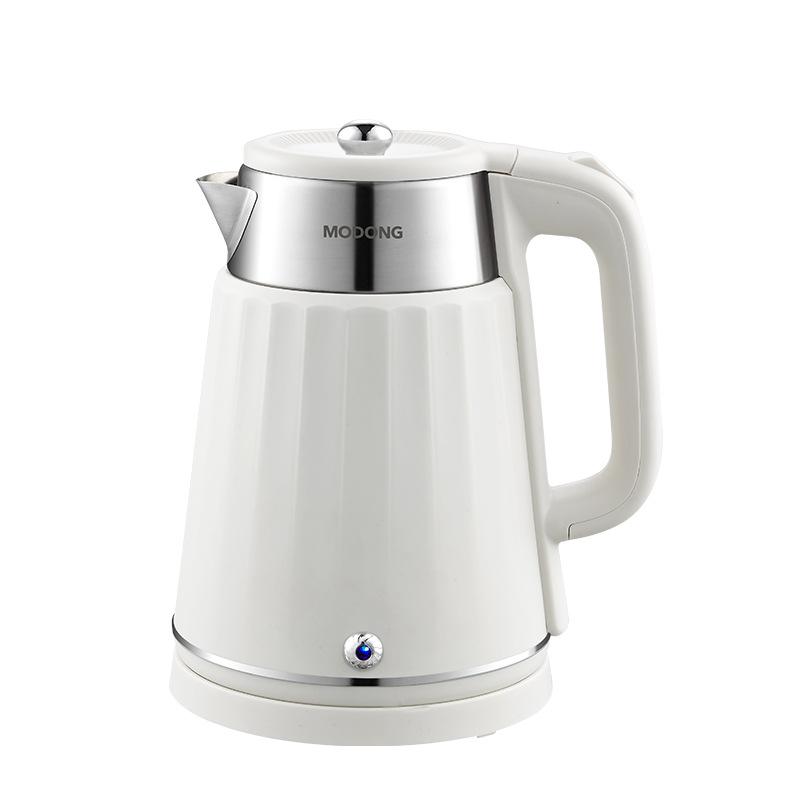 

Электрический чайник 1,8 л, бытовой термостатический чайник, автоматический заварочный чайник с функцией сохранения тепла, нержавеющая сталь 304, оздоровительный чайник 220 В EU белый