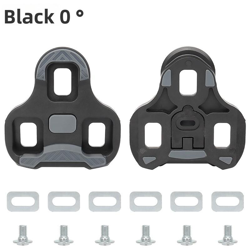 For KEO Bike Cleats for LOOK KEO Road Bicycle Pedals Cleat Self-locking 0/4.5/9 Degree Cycling Shoes Cleats Pedal Clip Black-0