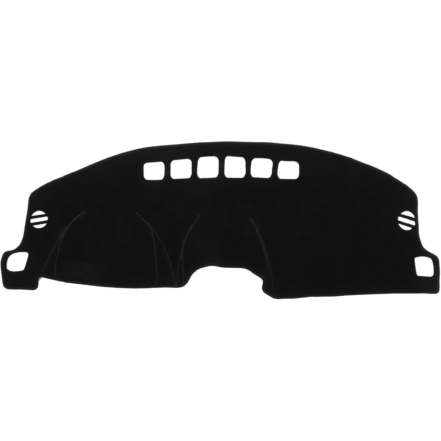 Car Dashboard Cover Mat Compatible for Jeep Patriot 2010-2017, Protective Polyester Black Center Console Interior Trim Dash Board Mat