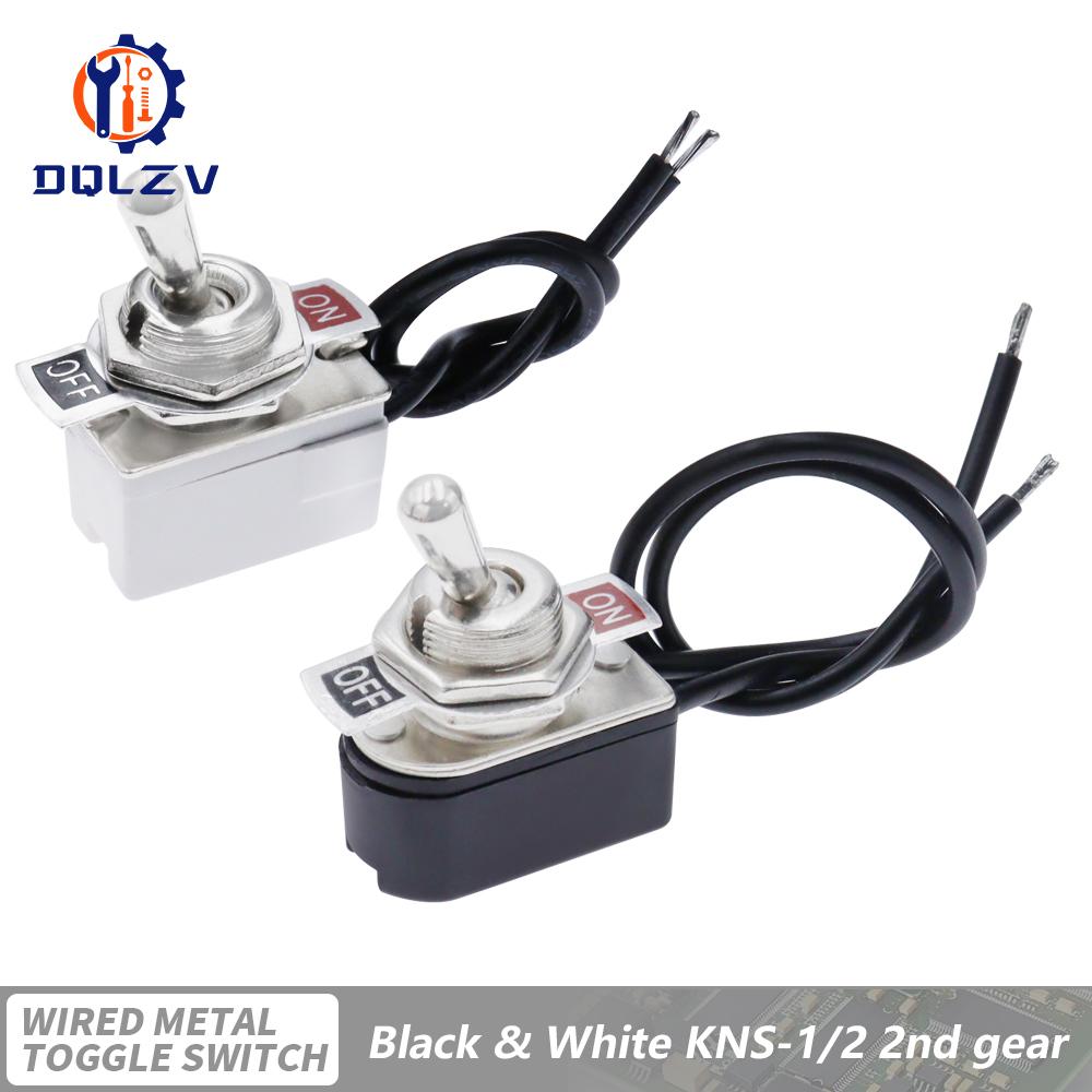 Mini Toggle Switch High Quality AC 6A/125V 3A/250V 2 Pin Toggle Rocker Switch ON/Off Latching Heavy Duty Car