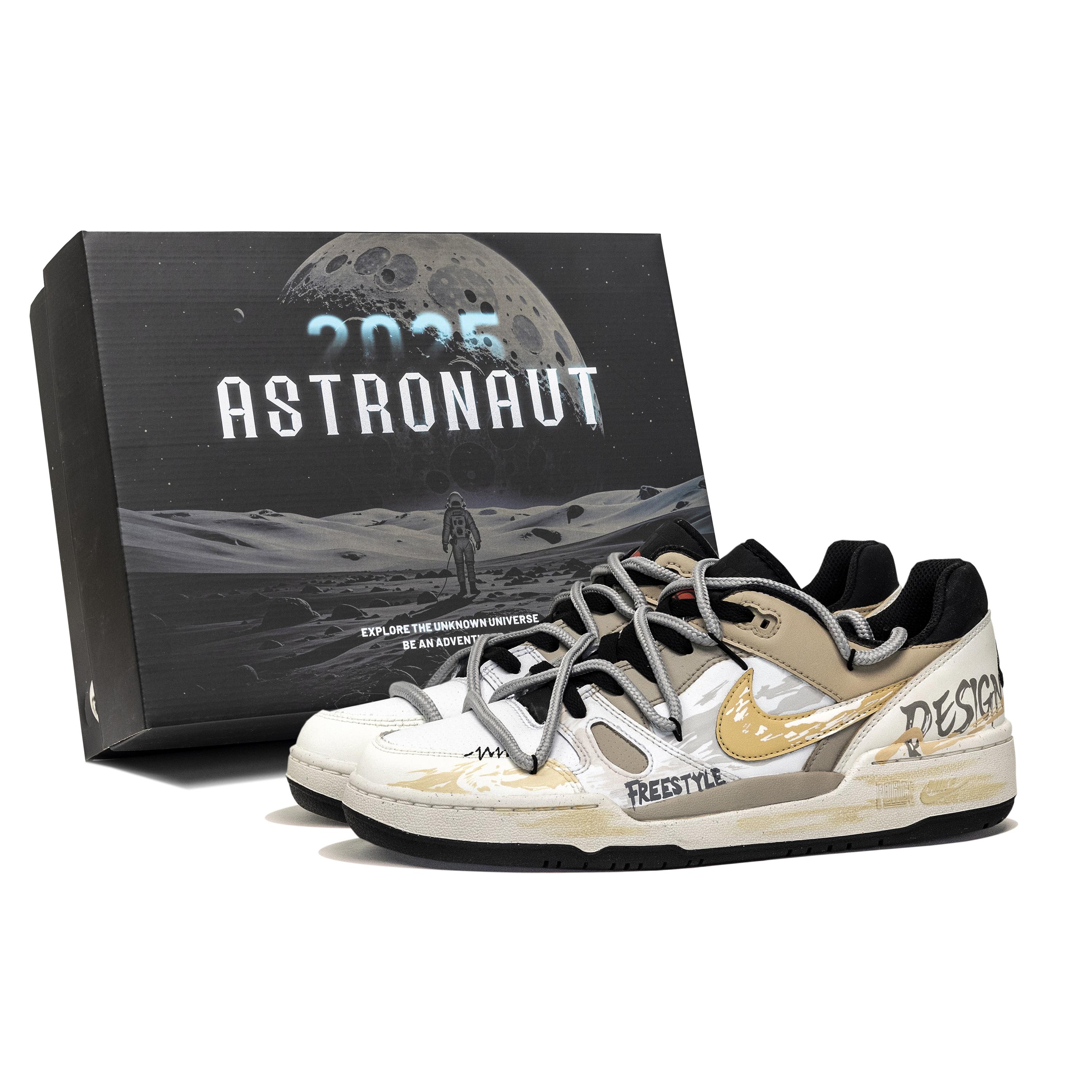 

Nike Full Force Great Journey West, Shepherd s Nightfall, Special Shoe Box Abrasion Resistant Low top Skateboard Shoes FB1362-101(Team256-SBOX) 40
