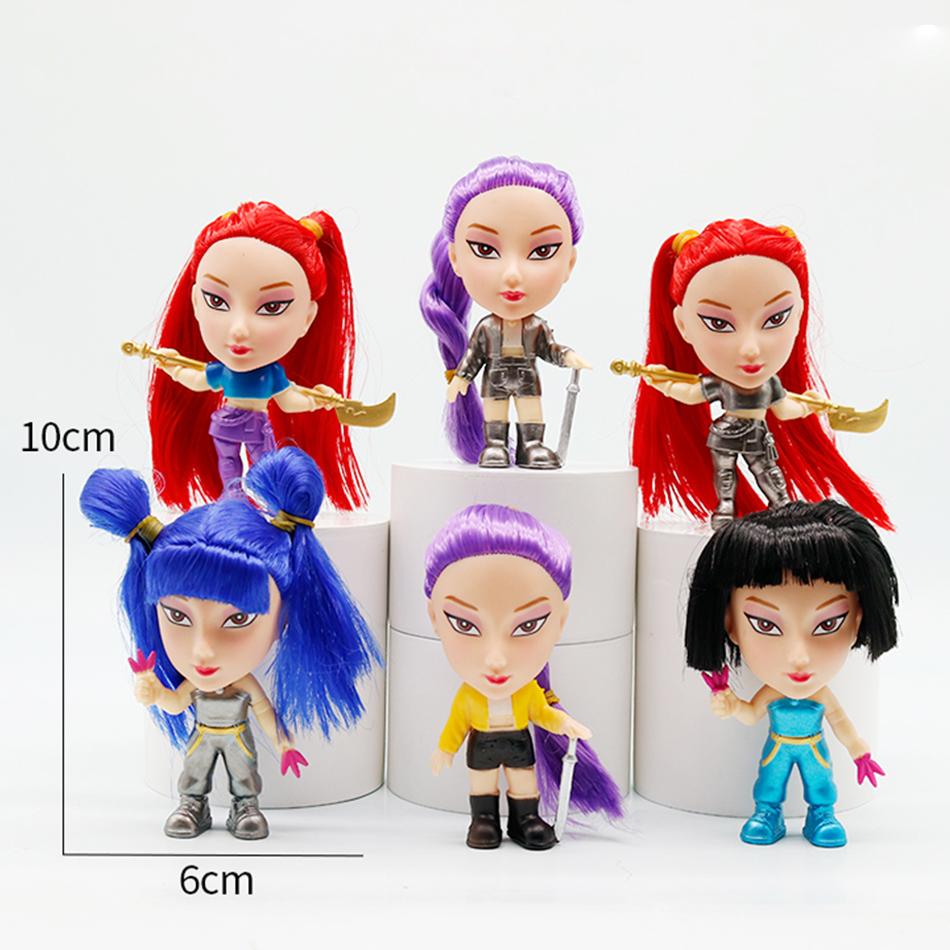 Korea K-Pop Demon Hunters Blind Bag Anime Figure Rumi Mira Zoey Sussy Dolls Blind Bag Mystery Box Decoration Kids Christmas Gift