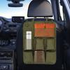 Car Seat Organizer Backseat Seat Back Organizer 8 Storage Pocket Design 900D Oxford Kick Protector for SUV Truck Bed Vehicle
