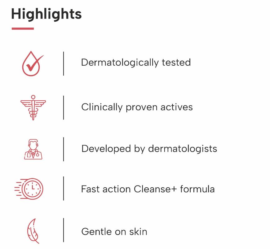 DERMATOUCH Bright & Even Tone Face Wash with Niacinamide, Vitamin E and Kojic Acid 150G