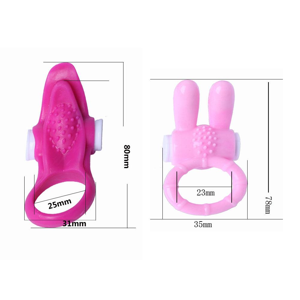 Vibrating Penis Ring Clitoral Stimulator Cock Rings Vibrator for Man Delay Ejaculation Sex Toys For Couple