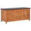 Garden Storage Box 117 X 50 X 55 Cm Solid Eucalyptus Wood