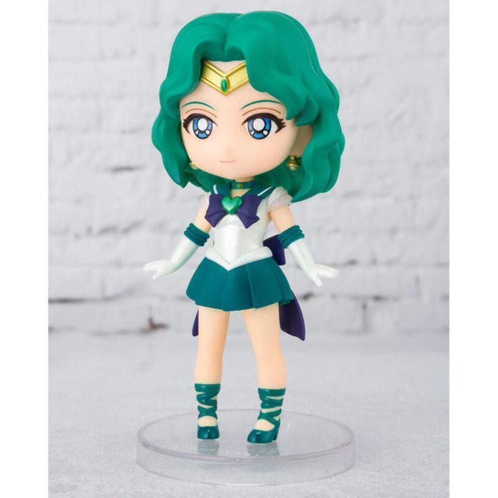 TAMASHII NATIONS Figuarts mini Sailor Moon Super Sailor Neptune 90mm painted movable figure BAS60991 -Eternal edition- Approx. PVC&ABS